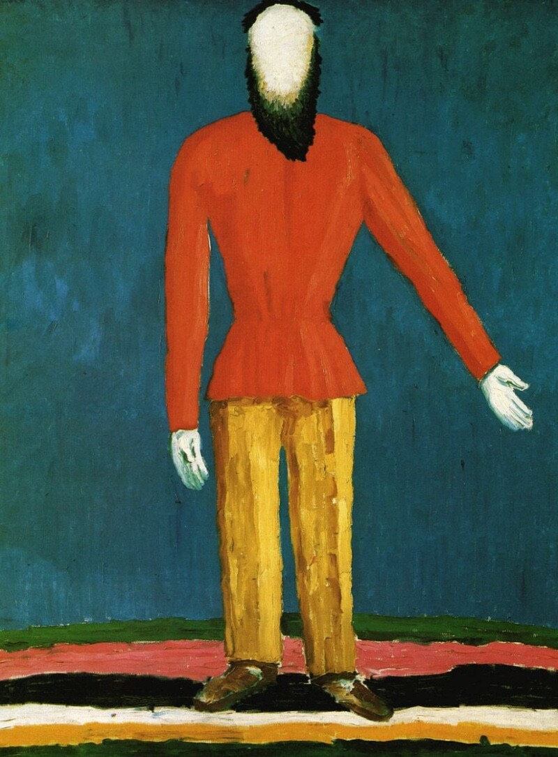 絵画 farmer paintings The Farmer : 1932 : Kazimir Malevich : Archival Quality Art Print