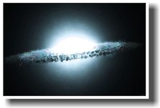 Accretion Disc Phenomenon - Space Astronomy NEW POSTER