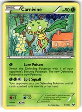 Carnivine 5/108 Rare Dark Explorers Pokemon MP