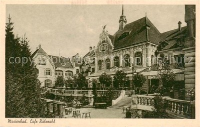 Mariánské Lázně Czech Republic Bohemian Cafe Ruebezahl