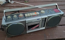 Panasonic RX-4930 Stereo FM-AM-FM Stereo Radio Cassette Boombox – Tested / Works