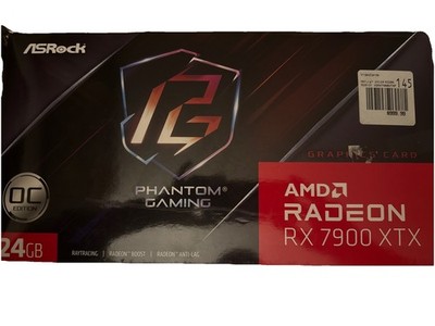 ASRock AMD Radeon RX 7900 XTX Phantom Gaming OC 24GB GDDR6 Graphics Card