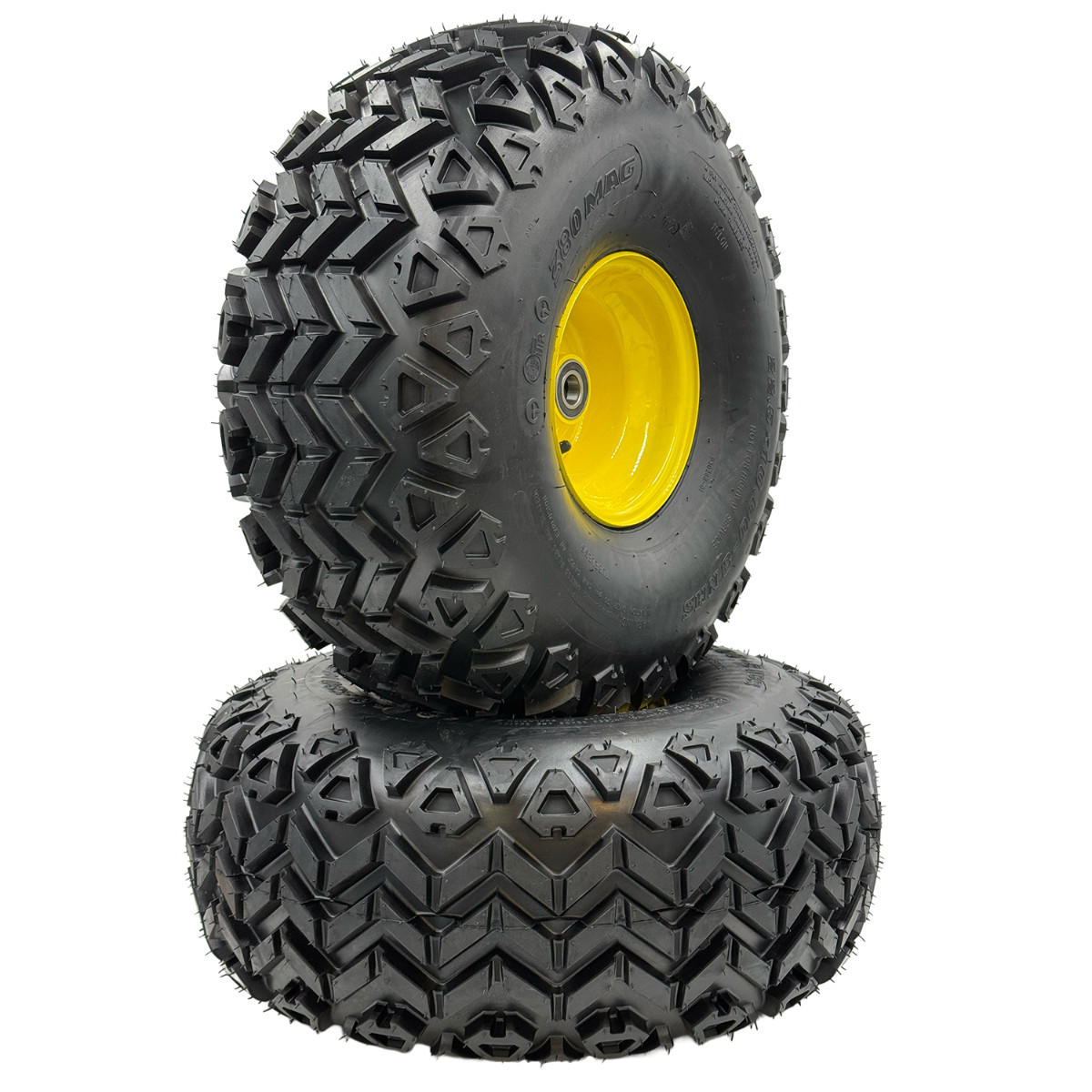 Set - 22.5x10-8 Front Wheel Assembly (Compatible with Gator, M118820, AM143568)
