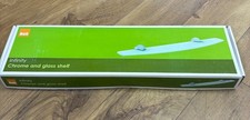 B&Q Infinity Chrome And Glass Shelf