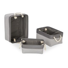 Aufbewahrungskorb 3 Größen maritim Korb Aufbewahrung Regalkorb Dekokorb Stoffbox