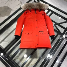 Canada Goose Trillium Women Red Fashion New Warm Down Jacket