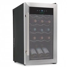 NutriChef Wine Chilling Refrigerator Cellar. with Air Tight Seal, PKCWC15