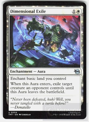 MAGIC: THE GATHERING DIMENSIONAL EXILE 0004 TEENAGE MUTANT NINJA TURTLES NM