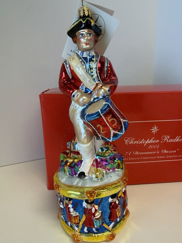 Christopher Radko 2004 'A Drummer's Dozen' Ornament Vintage