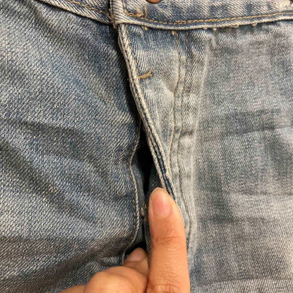 Pantalones Cortos One Teaspoon Para Hombre Talla 28 Ajuste Retro Denim Algodón Envejecido 42610 Foto 3 de 4