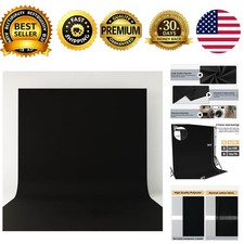 Black Photo Backdrop 5x7FT Photography Background Curtain Studio Portraits