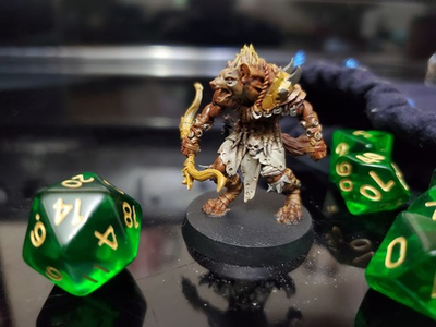 #ad Painted Miniature Gnoll Archer Dungeons and Dragons Pathfinder Damp;D TTRPGs $60.00