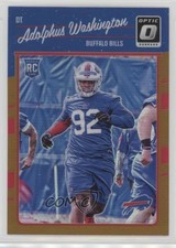 2016 Donruss Optic Rookies Bronze Adolphus Washington #102 fm0