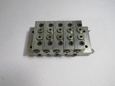 Lubriquip MSP-25S Modular Divider Valve 5 Port Manifold USED