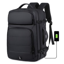 Women Mens Backpack USB Large 50L Laptop Rucksack Waterproof School Travel Bag