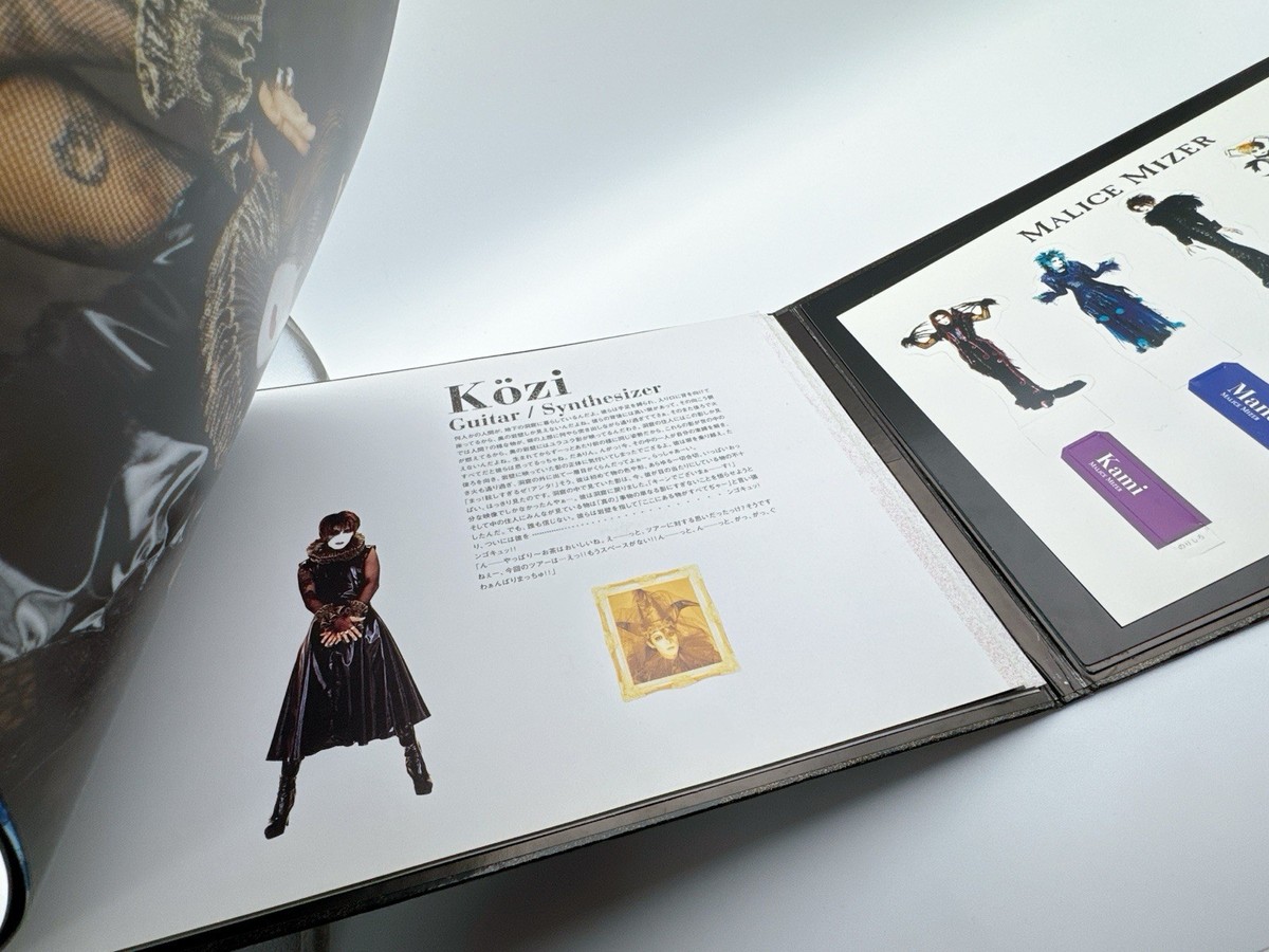 Malice Mizer Merveilles Tour Pamphlet Photo Book Visual Kei J-Rock