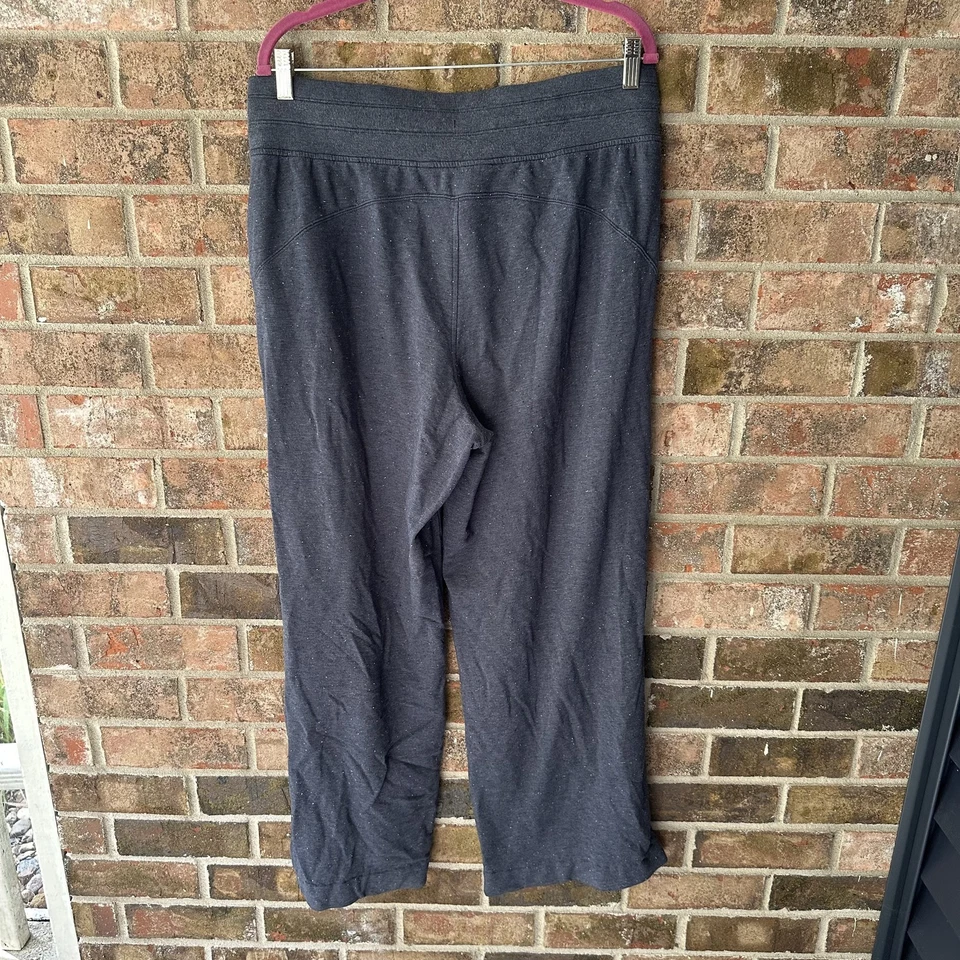 Pantalón Athleta Balance Mujer Grande Negro Pierna Ancha Salón Yoga 31 Entrepierna Foto 2 de 4