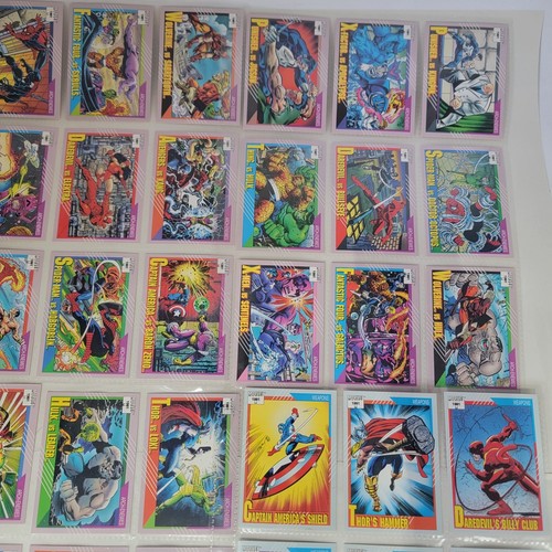 1991 Marvel Universe Series 2 Complete 162 Base Set w/ Binder Sleeves NM - Picture 8 of 12