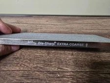 DMT 8" Dia-Sharp Diamond Sharpening Stone Extra Coarse 220 Grit