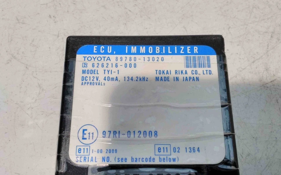 Modulo comando immobilizzatore TOYOTA COROLLA Verso ZER, ZZE12, R1 28533172 - Immagine 2 di 4