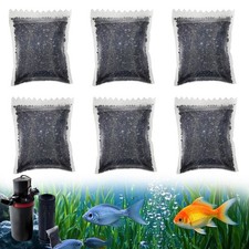 6PCS Carbon Filter Media for Aquariums, Premium Activated Carbon, Aquarium Fi...