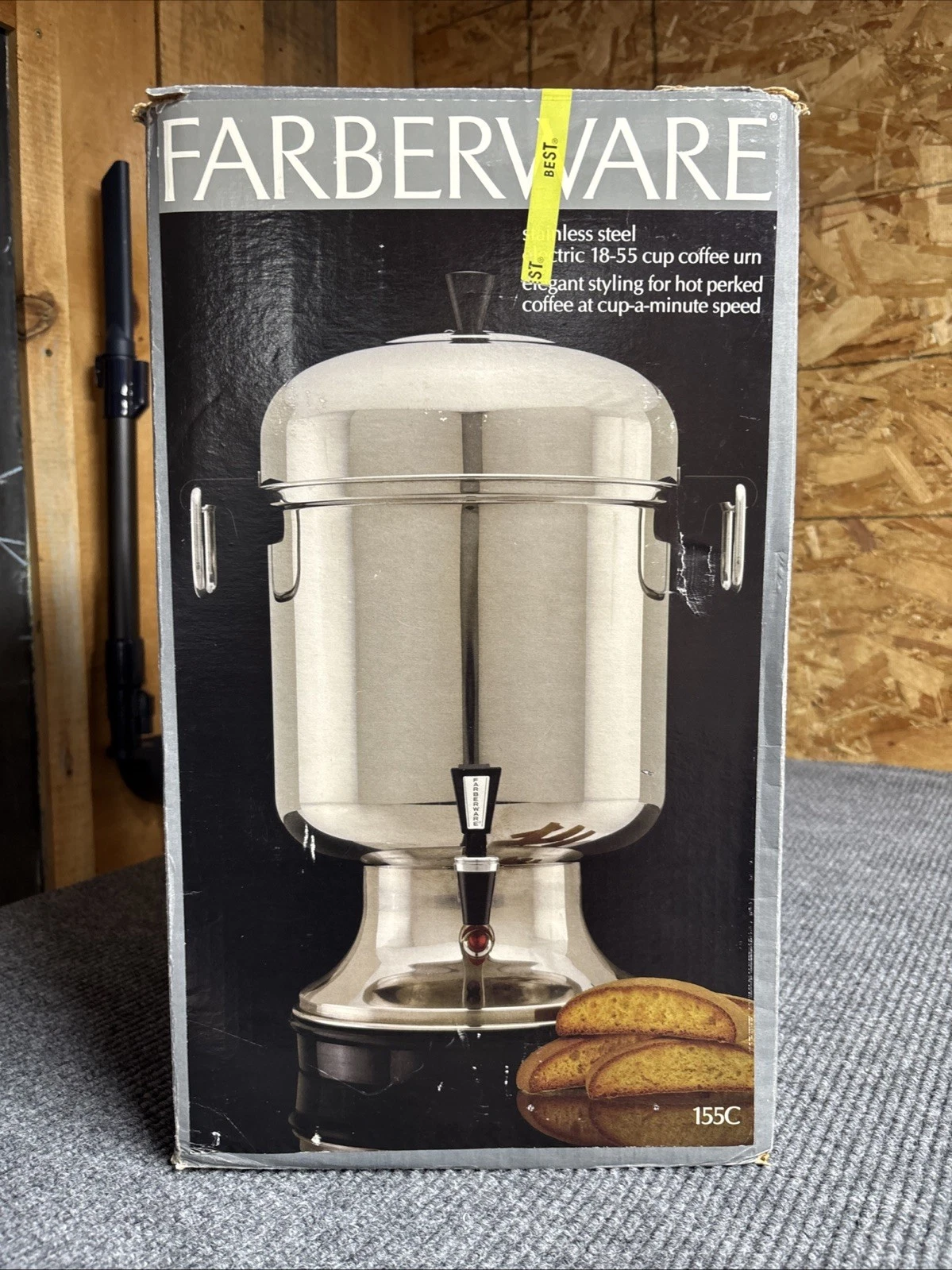 Farberware 18-55 Cup Coffee Urn Electric Stainless Steel Model 155C