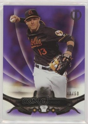 2016 Topps Tribute Purple 29/50 Manny Machado #61 s3g