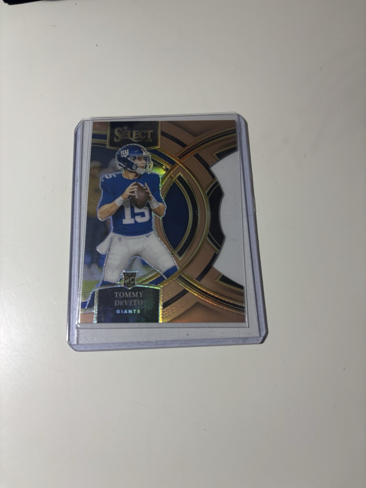 Tommy DeVito (RC) - 2023 Select Premier Level Bronze Die-Cut Prizm /299 #102