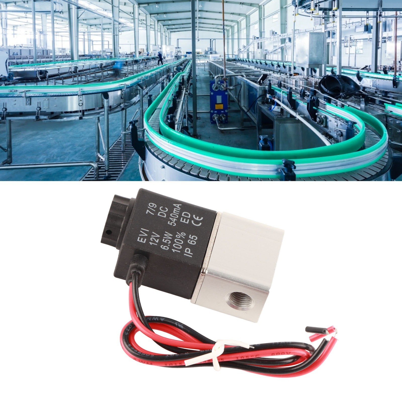 2V025‑06 2 Position 2 Way Solenoid Valve Normally Open Stable Electromagnetic Va