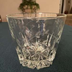Vintage Princess House Heritage Crystal Ice Bucket  - 6” Diameter - 5 1/2” Tall