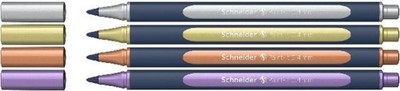 Schneider Metallic Rollerball Paint-It 050, 0.4mm 4er Set