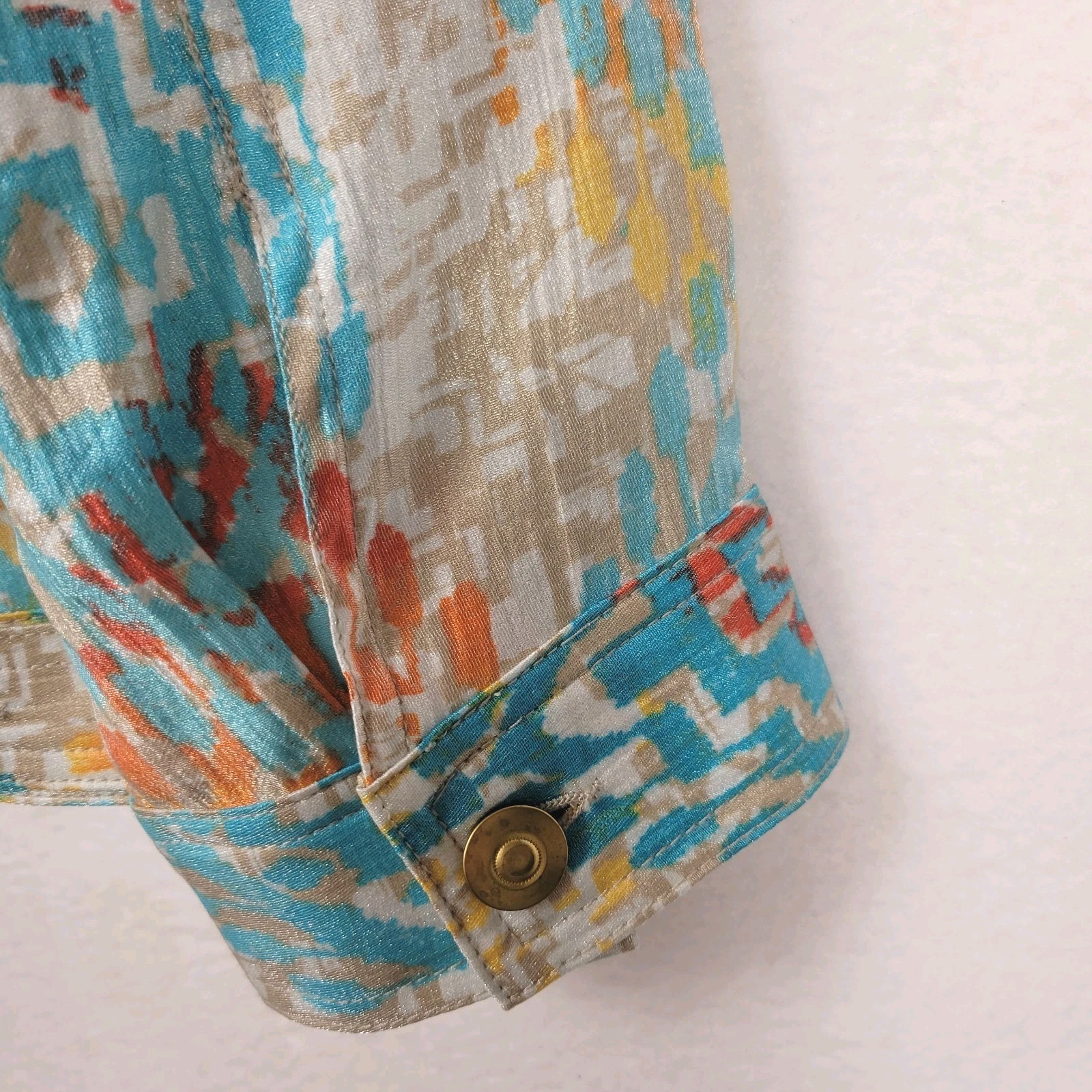 Ruby Rd Abstract Geometric Print Jacket Womens 14… - image 5