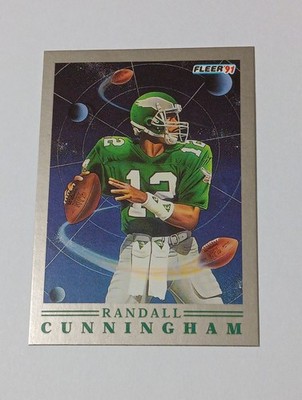 1991 Fleer - Pro Vision Randall Cunningham #7 Cosmic - Philadelphia Eagles