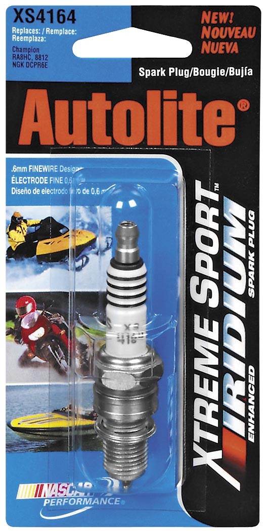 Autolite XS4303 Xtreme Sport Iridium Spark Plug - XS4303 - 10mm Thread