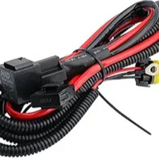 HID Relay Harness 40A 12V 35W/55W Heavy Duty Universal for H1 H3 H7 H10 H11 9005