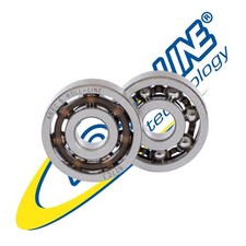 Roll-Line Carbon J ABEC 5   7mm Roller Skate Bearings Set of 16 