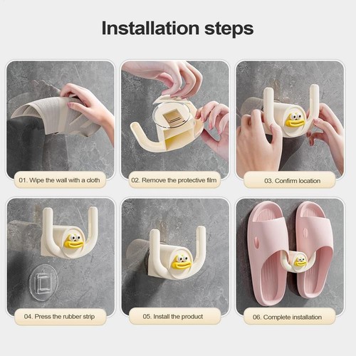 4Pcs Strong Bearing Capacity Slippers Rack Shoe Drying Rack Bedroom - Picture 8 of 16