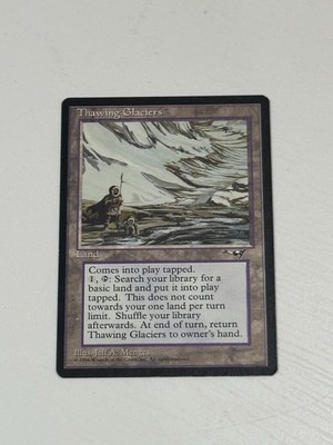 MTG Magic the Gathering - Thawing Glaciers - (144/199) Alliances Rare
