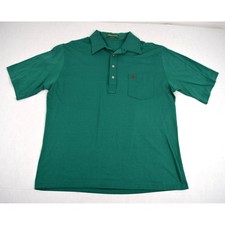 Vintage Penguin Shirt Grand Slam Munsingwear Size XL 80s Green polo Red Penguin