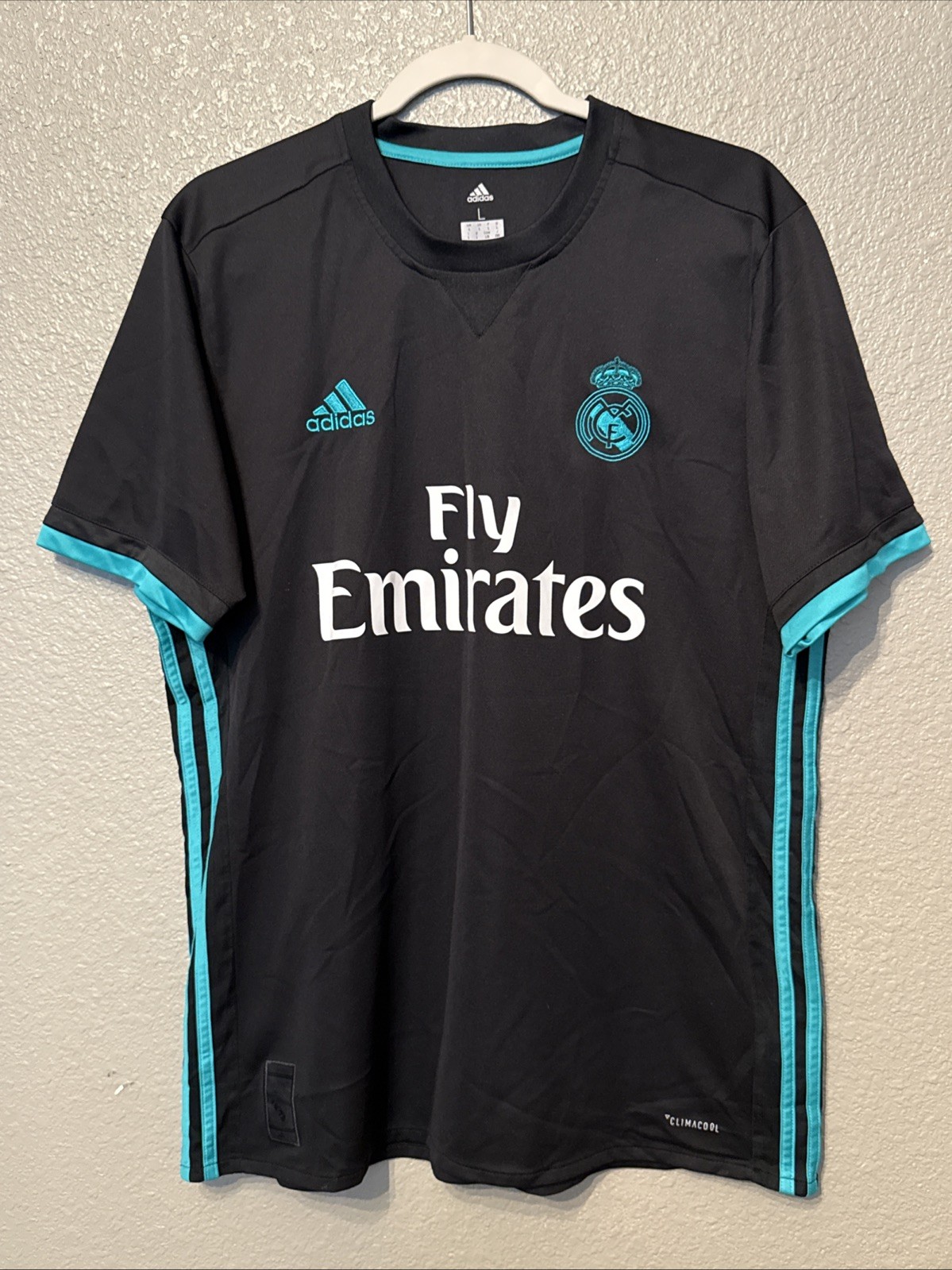 Real Madrid Cristiano Ronaldo Away Jersey #7 Size L Climate Cool 2017/2018
