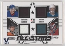 2013 ITG Decades 1990s Black Vault 1/1 Teemu Selanne Arturs Irbe Mark Recchi 7ez