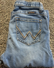 Wrangler Willow Bootcut Cowgirl Women's Jeans Size 11Blue Denim 11X32 Mid Rise