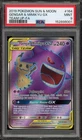 Pokemon Gengar & Mimikyu GX Team Up Full Art #164 PSA 9 Mint