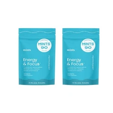 2pcs  Mints Nootropic Energy Caffeine Mints | 40mg Caffeine + 60mg L-theanine