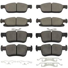 Front And Rear Brake Ceramic Pads For Lincoln Corsair 2021 2022 2023