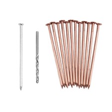 14Pcs Copper Nails Kit to Killing Trees,3.5 Inch Pure Copper Nails Bulk4423