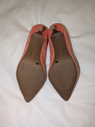 Alfani Step Flex Suede Pumps Coral Color Style name JEULES Size 8W - Picture 7 of 11