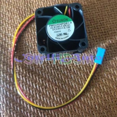 1PCS New Fan SUNON PMD2404PQB1-A DC24V 4.1W 4cm 40*28MM 3wire Cooling