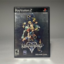 Kingdom Hearts II PS2 Black Label Tested Clean Disc Case No Manual