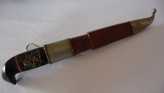 Dachbodenfund: finnisches Puukko Messer Kauhava Lederscheide Gravur